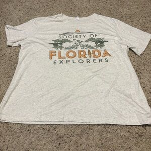 Society of Florida Explorers Khaki T-Shirt